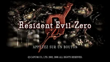 Resident Evil Archives - Resident Evil Zero screen shot title